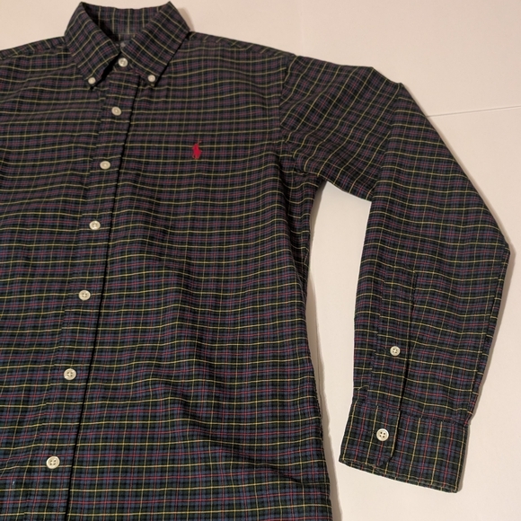 Ralph Lauren Men's Tartan Plaid Long Sleeve Shirt Small - Picture 3 of 16